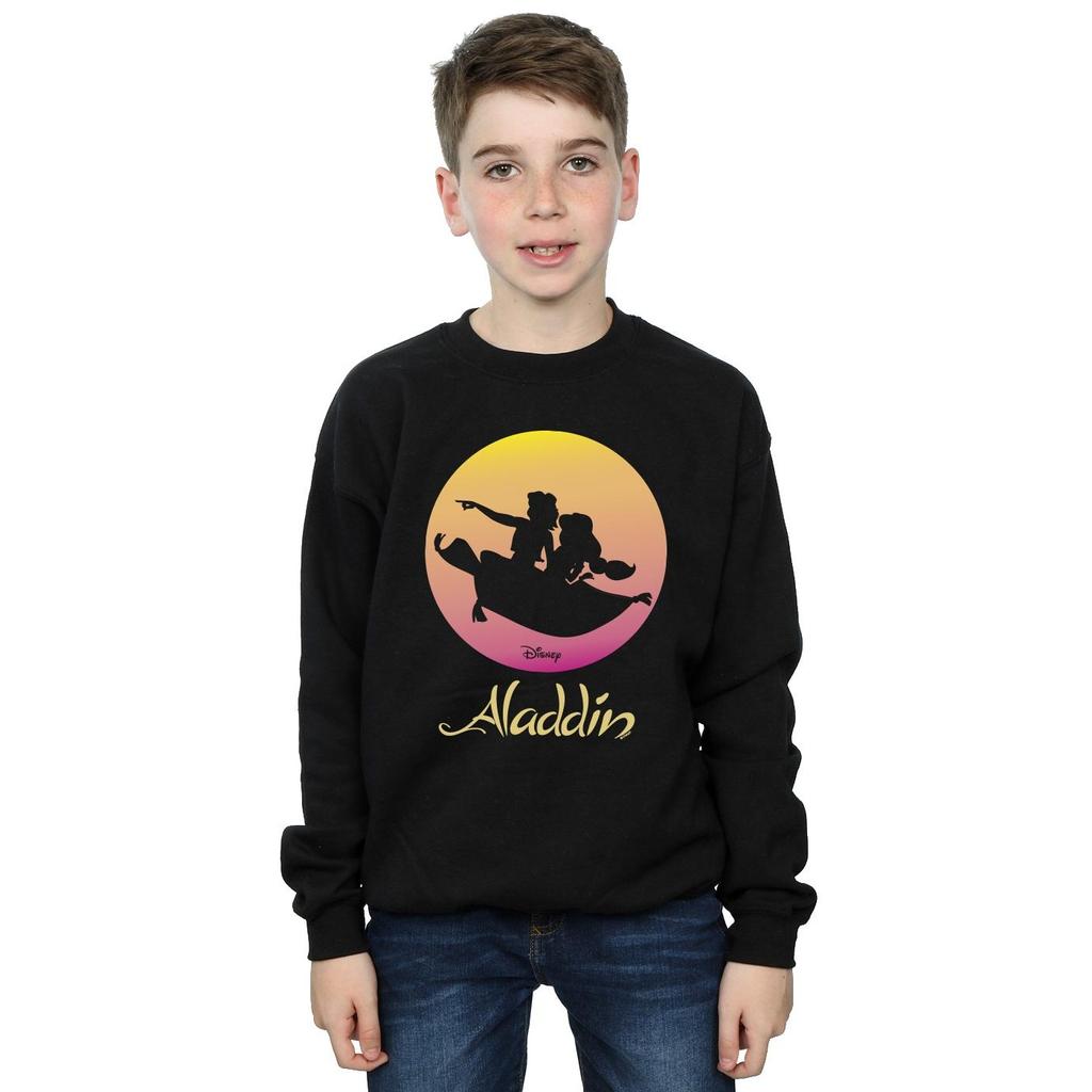 Disney Boys Aladdin Flying Sunset Sweatshirt