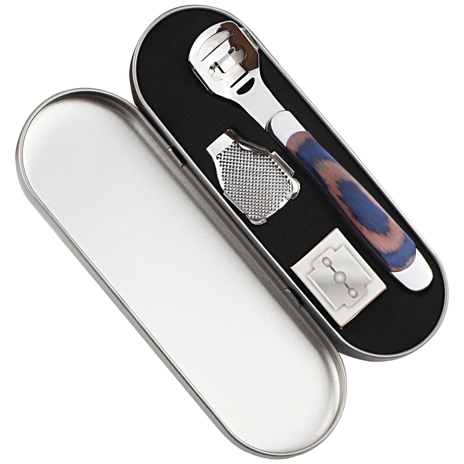 

3 шт. Профессиональный педикюрный станок для удаления мозолей из нержавеющей стали для удаления огрубевшей кожи удаляет мозоли, натоптыши и грубую кожу 1