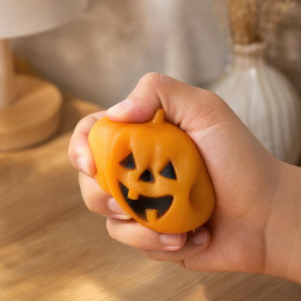 Halloween Pumpkin Stress Toy for Kids and Adults - Toy for Party Favors