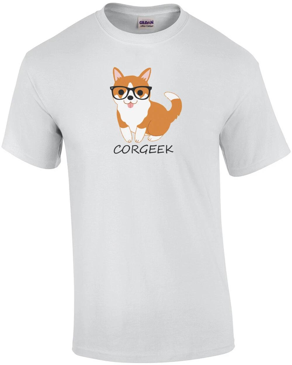 Corgeek - Corgi / Pembroke Welsh Corgi T-Shirt XL