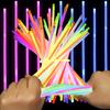 10/30/50/100pcs Plastic Glow Stick Atmosphere Creating Tool Glow In the Dark Concert Supplies Emergency Lighting Party Decor XJM