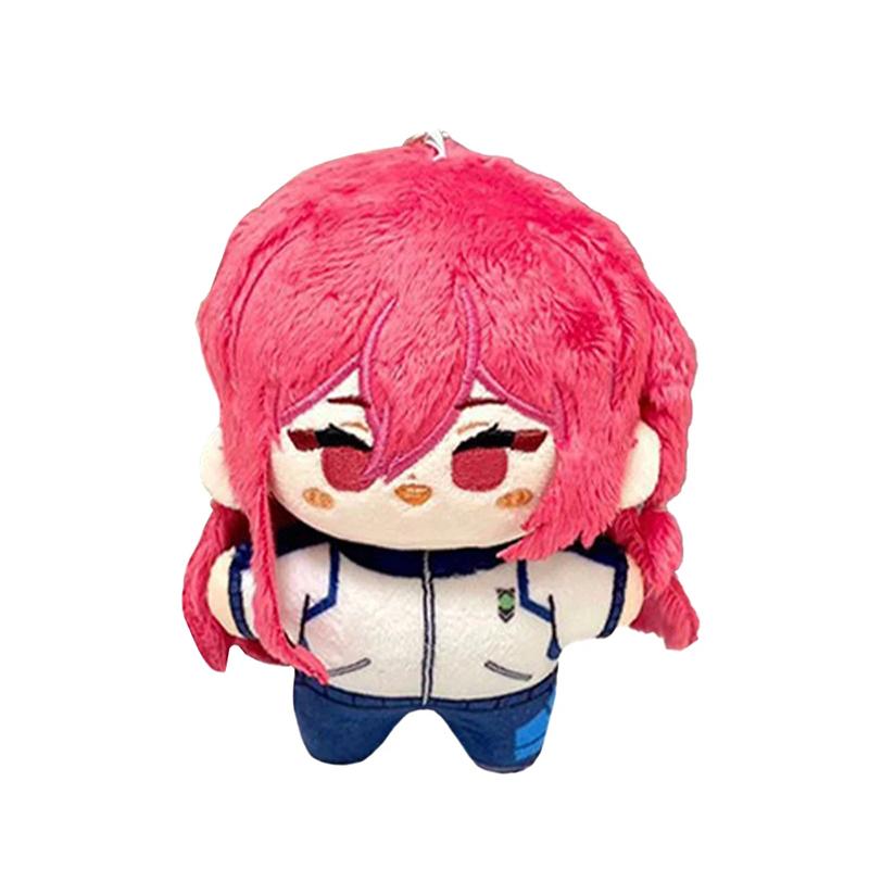 Anime BLUE LOCK Cosplay Michel Caesar Nagi Seishiro Mikage Reo Bachira Meguru Chigiri Hyoma Backpack Pendant Plush Keychain Gift