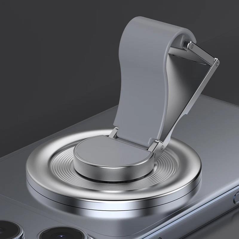 360 Degree Rotating Magsafe Magnetic Finger Ring Stand Strong Magnetic Phone Holder for iPhone 15 16 17 18 Xiaomi Phones 7