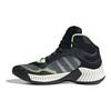 adidas Pro Ventilate Mid Comfortable Trendy Shock Absorption Non-Slip Basketball Shoes Men Sneakers Black White Green JH8079