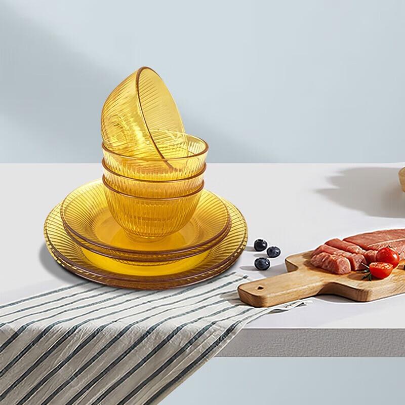 VISIONS 16-teiliges Geschirrset aus hochborosilikatglas