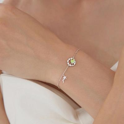 Reines Silber S925 Silber Armband Geschenk Schmuck Neu Einfach Personalisiert Kreativ Planet Fantasy Armband für Frauen