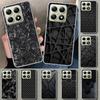 Forged Carbon Pattern Phone Case Cover for Xiaomi Redmi Note 15 14 13 12 11 Pro Plus 14S 12S 11S 11T 11E 10S 10 Customized Funda