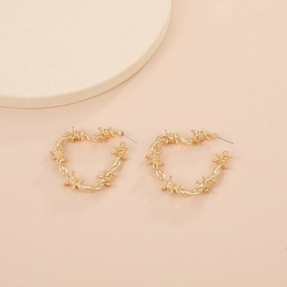 Retro Hoop Earrings Punk Drop Earrings New Earrings  Jewelry Gift