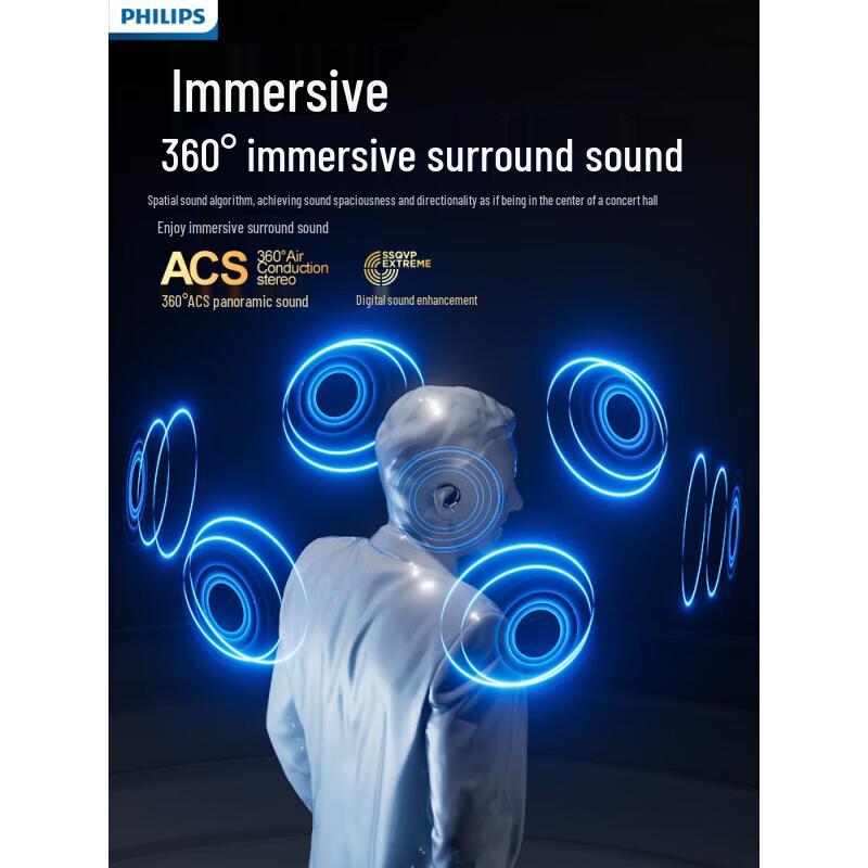 Philips TAT2769 Open-Ear Hook Bluetooth Sport Headphones