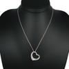 TIFFANY&Co. Open Heart Necklace Elsa Peretti Silver925 Heart 9.9g Women Used