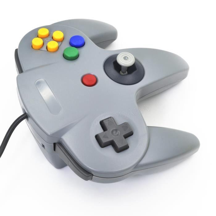 Game Controller - Nintendo - N64 - Wired - Grey - Non-vibrating