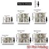 2D FLAT PRINTING 2pcs Curtains (Without Rod) Mermaid with Flowing Hair Light Filtering Popular Curtains Versatile 100% Polyester