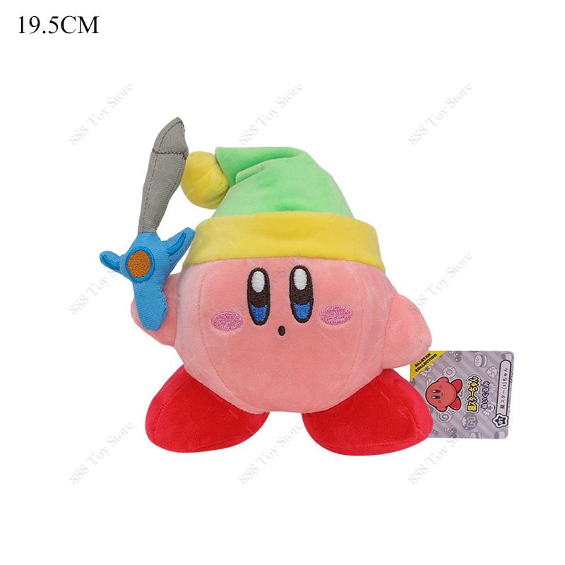 Star Kirby Plüschtiere Anime Kirby Klassisches Schwert Schatten Geist 30. Stern Kirby Rot Orange Kuscheltiere Puppen Kinder Weihnachtsgeschenke