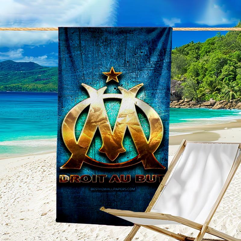 Flame Logo Design Printed Beach Towel, Super Soft Microfiber, Perfect Gift Birthday, for Pool, Beach, Travel, for family and friends