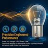 1141 Automotive Light Bulb 12V BA15s Bayonet S8 Warm White 10-Pack | RV Camper Trailer Boat Cabin Lights, Flicker-Free 2700K Warm White, BA15s