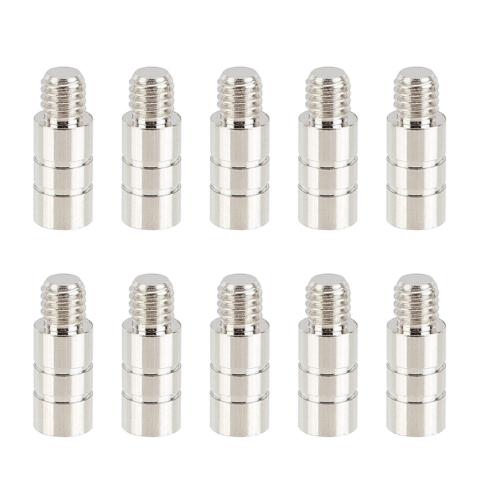 10 Pcs Pures Coppers Dart Weight Add Accentuator Tool 2BA Thread Counterweight Hardware Weight Dart Replacement Parts серебряный
