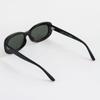 RB2221F Black-Green 901/31 Square Oval Horn-rimmed Ray-Ban Sunglasses