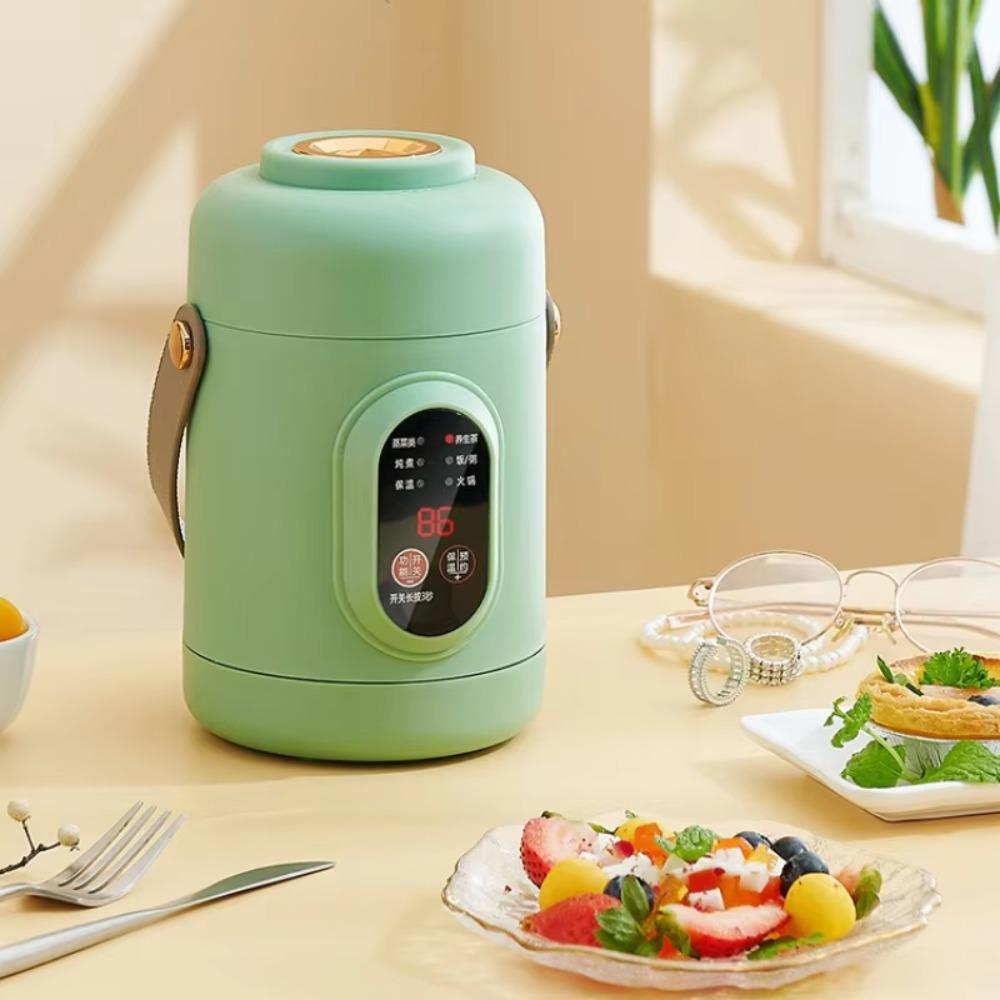 Nonstick Small Travel Rice Cooker US Plug Electric Food Container Winter