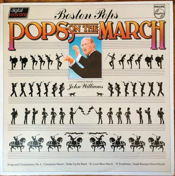 LP Record BOSTON POPS ORCHESTRA CONDUCTED BY  - Pops on the March 6302082 PHILIPS 1980 Netherland Military Used