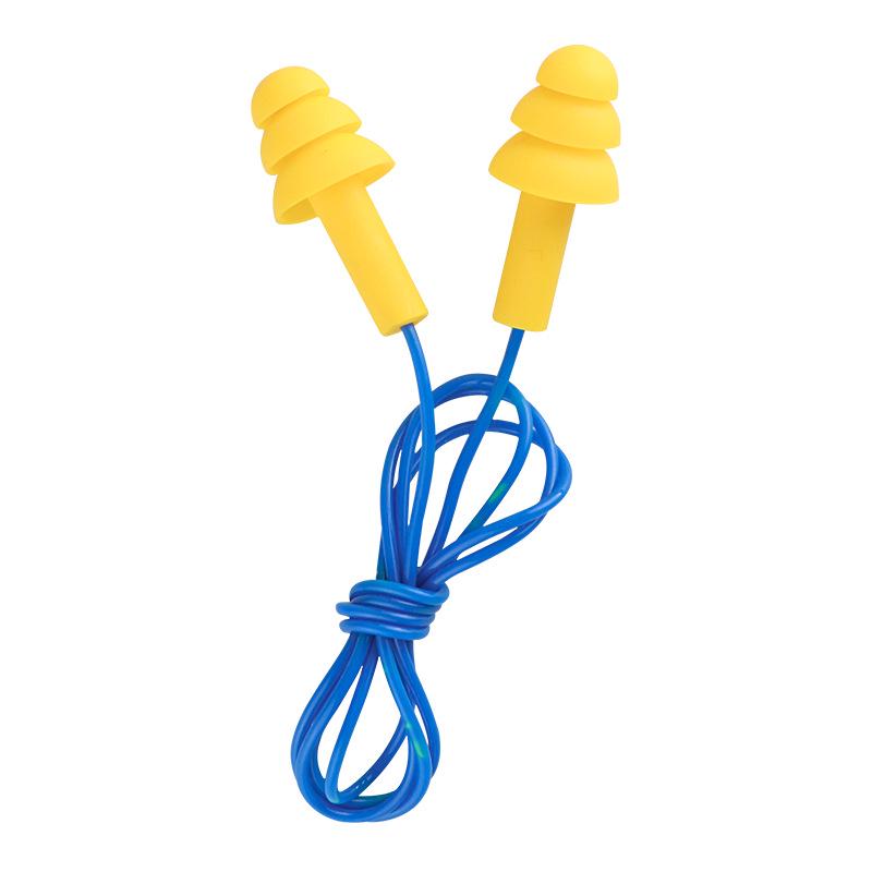 Washable Noise Cancelling Wired Earplugs: Occupational Safety & Health 4004, Christmas Tree Design, Ideal for Swimming & Industrial Use.