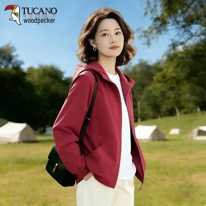 TUCANO Women s 2026 Casual Hooded Zipper Jacket 3XL