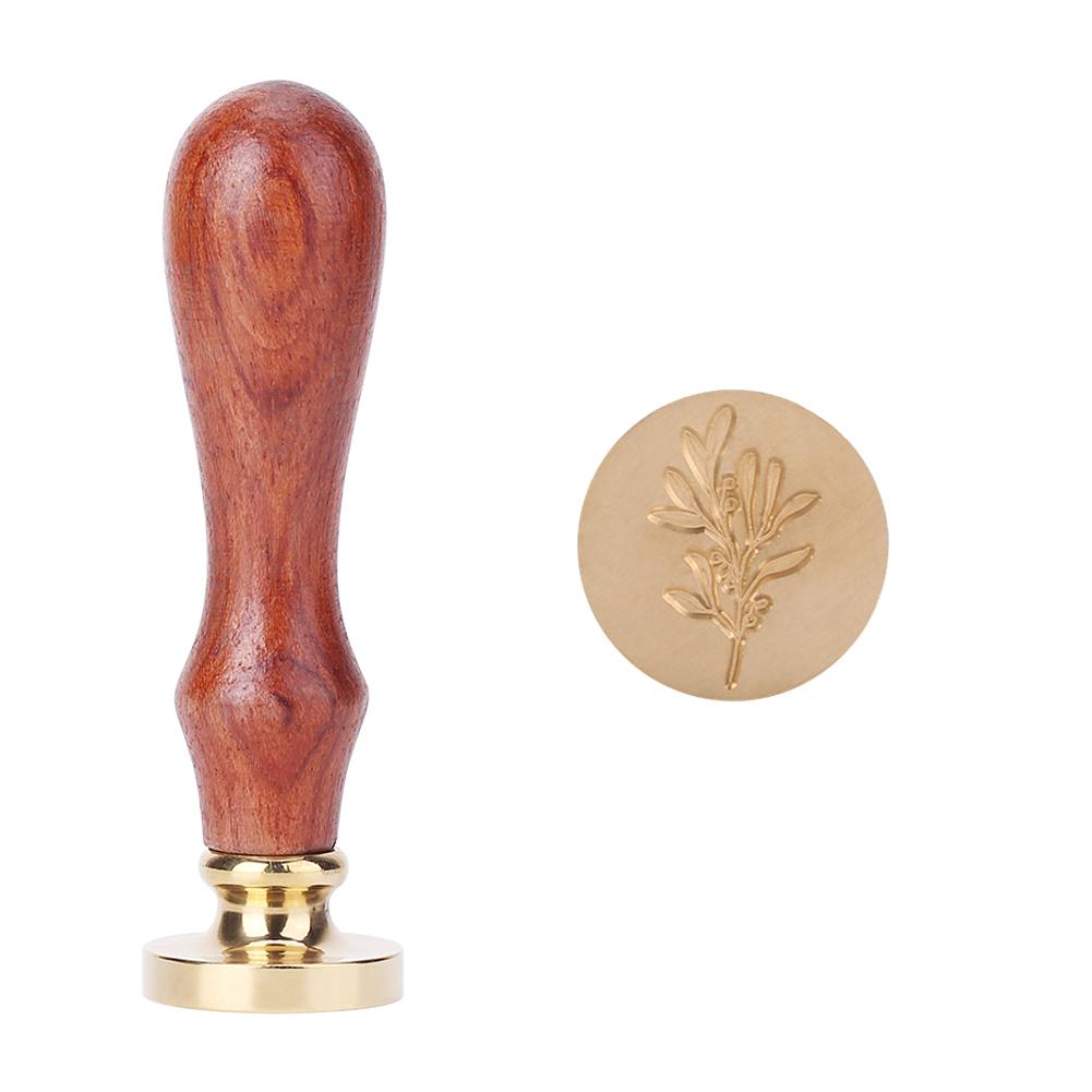 

Овальная печать из розового воска с ручкой Ретро лаковая печать Металлическая головка Декор Свадебные приглашения деревянная ручка