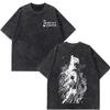 2026 Summer Hot Sale Anime The Apothecary Diaries Print Vintage Washed T-shirt Men Women Vintage Top Hip Hop Streetwear Oversized T-shirt
