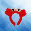 Beaupretty Crab Headband Hair Accessories Hair Jewelry Lobster Party Head Dress Lobster Animal Headband Fiesta Headband Party Accessories Plush Toy