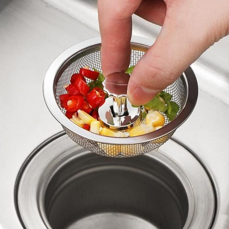 Küchenspüle Sieb Stopper Edelstahl Spüle Filter Ablaufkorb Mesh Siebe Badezimmer Bodenabläufe Abdeckung Bildschirm