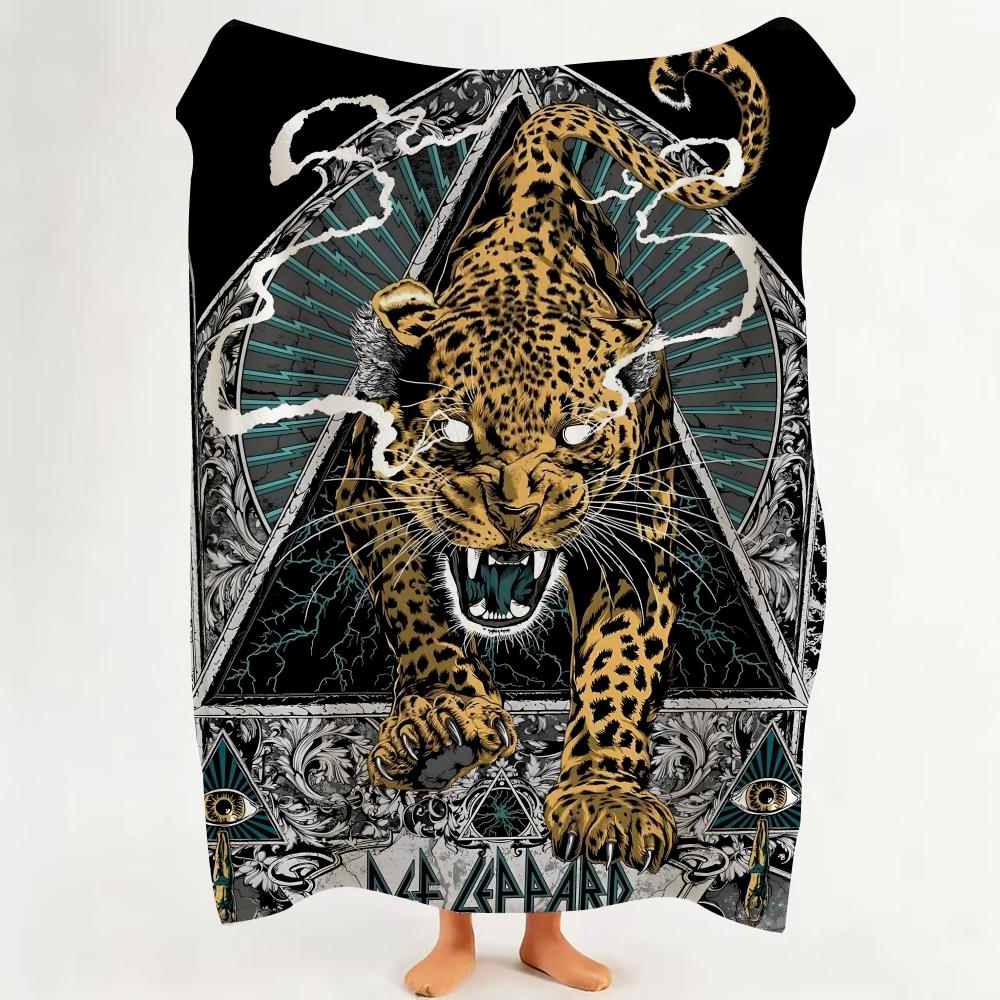 

Music D Def L Leppard Flannel Blanket Suitable for Sofa Living Room Bedroom 75cmx90cm