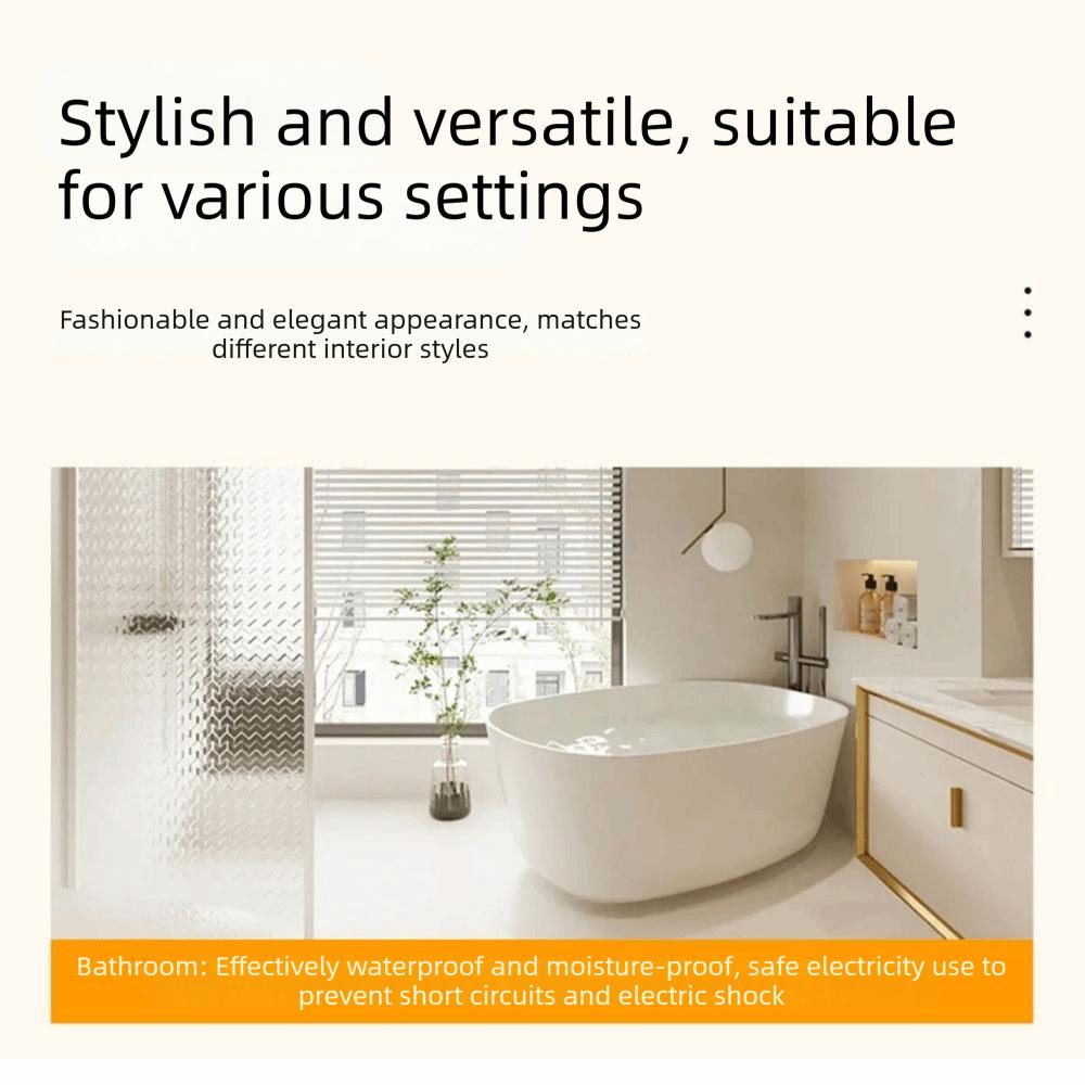 Clear Waterproof Socket Cover Self-Adhesive Socket Safety Protective Cover Household Bathroom
