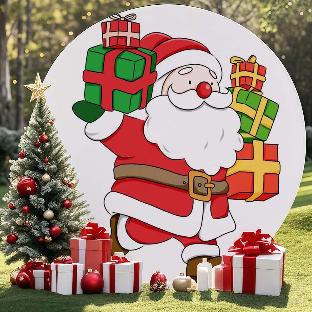 Christmas Party Iron Arch Backdrop Cover Kit