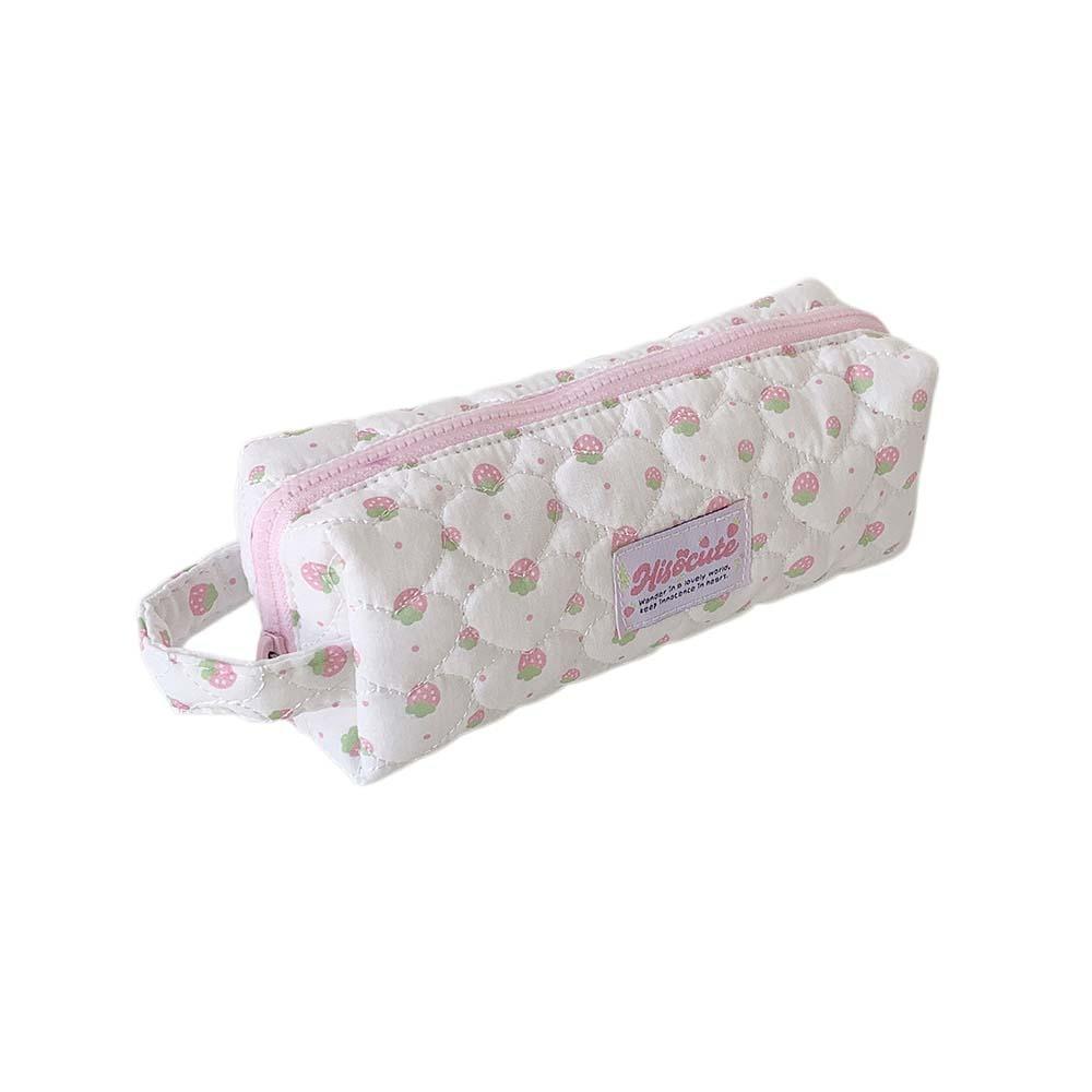 Desktop Storage Fruit Strawberry Stationery Bag Pen Bag Pencil Pouch  Student