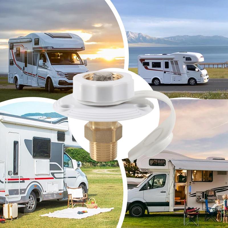 RV Water Fill Port With Vent Inlet RV Water Filler Replacement Hatch Sturdy Water Inlet Hatch RV Water Inlet Connection For Boat