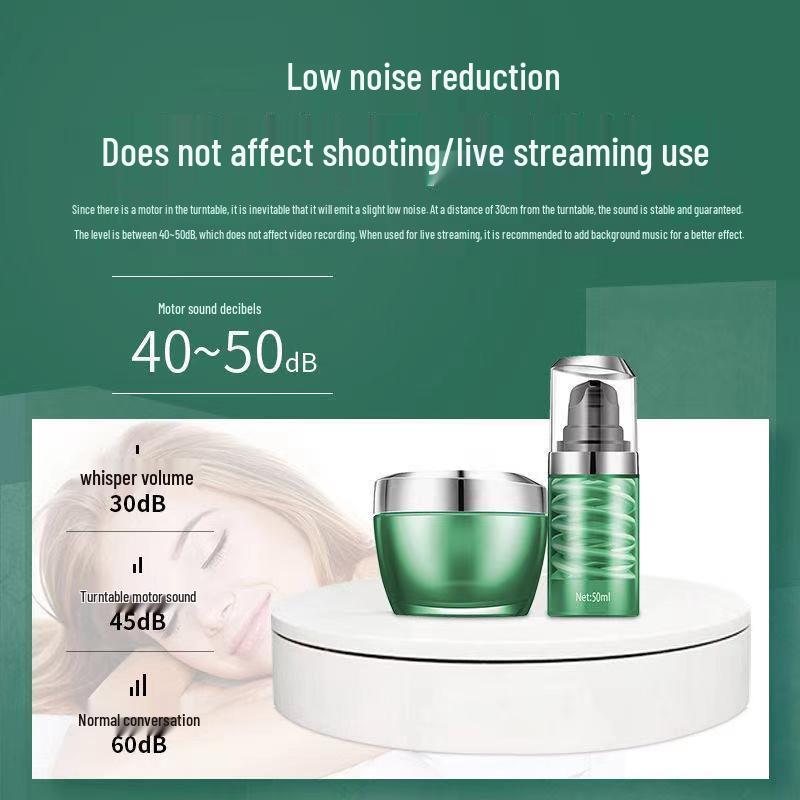 Automatic Rotating Display Stand with Remote for Photography and Live Streaming