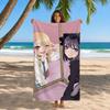 Anime My Dress-Up Darling Towel Polyester Beach Towel Quick Dry Sand Free Bath Towel for Summer Pool Travel Vacation
