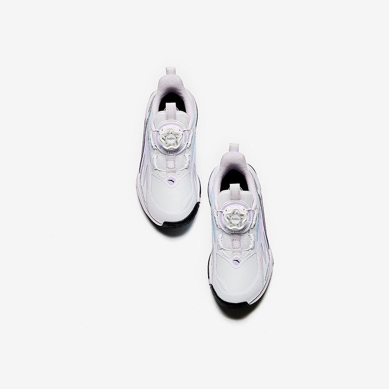 Anta Kids Flying Knight Synthetic Leather Fashion Fitness Test Non-Slip Wear-Resistant Low-Top Running Shoes Kids Sneaker 322449963N-2