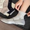 Floral-patterned Socks for Ladies In Spring and Summer, Lightweight, Sweat-absorbent, Breathable Short Tube, Chiffon Top