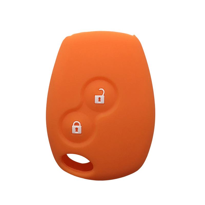 For Renault Twingo Silicone Key Cover for Renault Kangoo 2 Button for Renault DACIA Sandero Duster Megane Modus Key Cover Cap