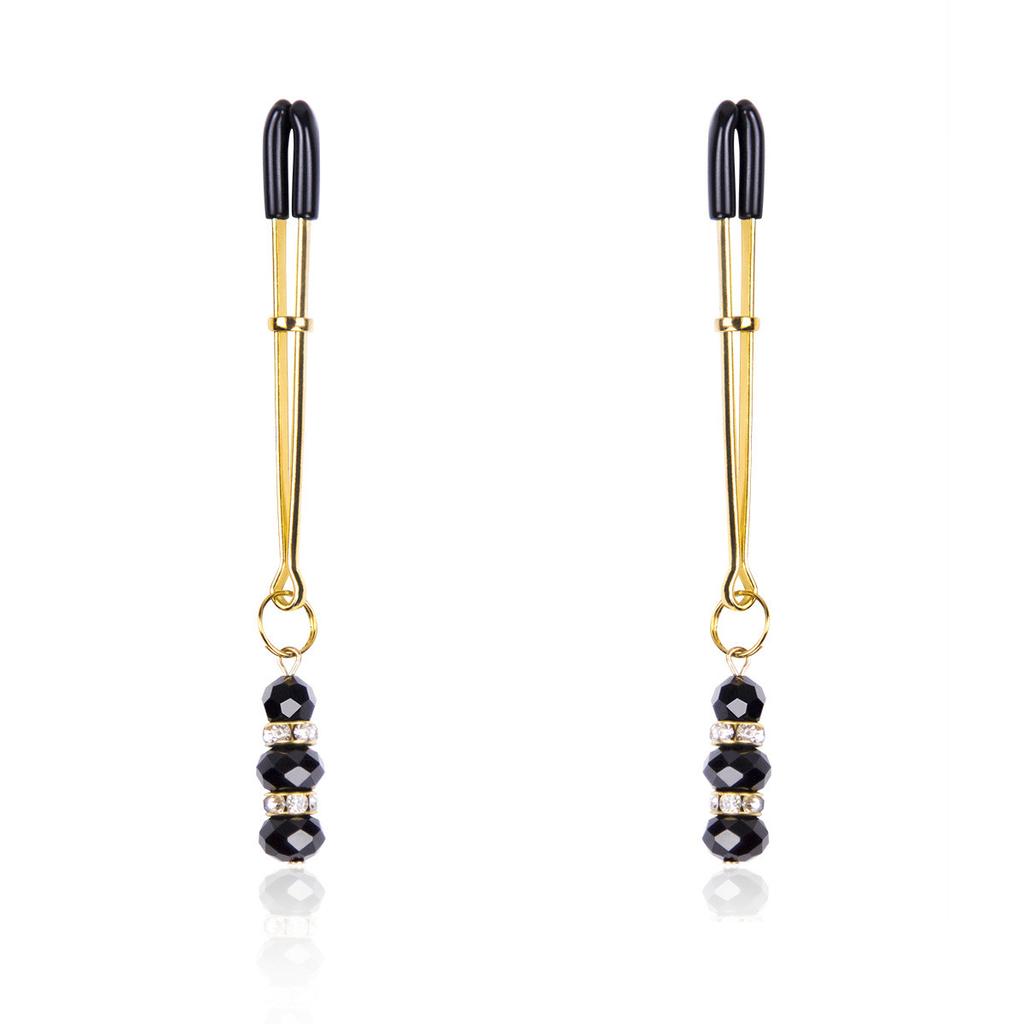 Exotic Accessories of Fetish Metal Nipple Clamp Shaking Milk Stimulate Flirting for Women Couples Sexy Body