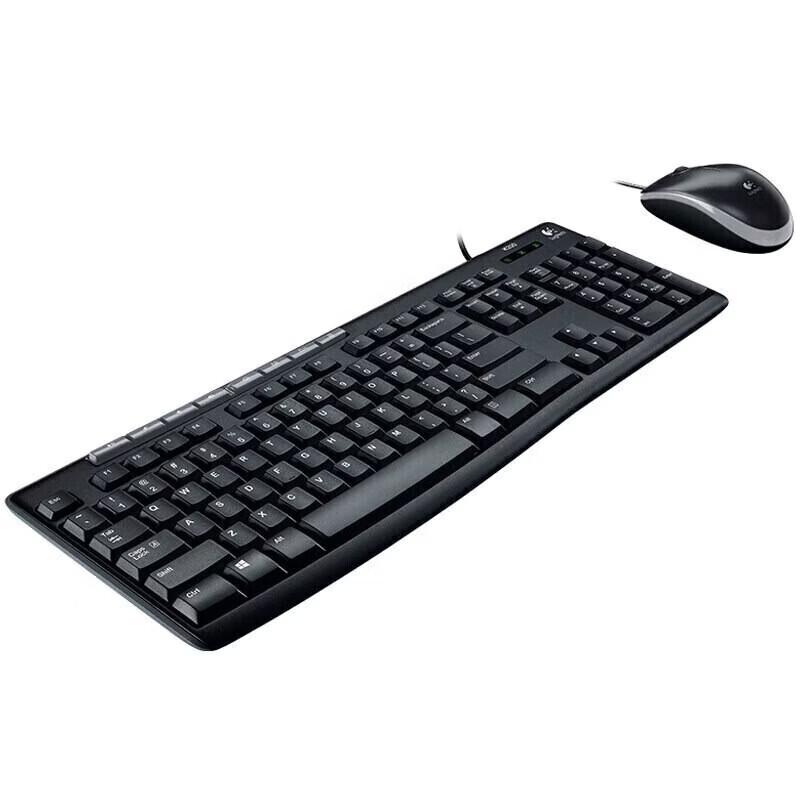 Logitech MK200 Full-Size Wired Keyboard and Mouse Combo