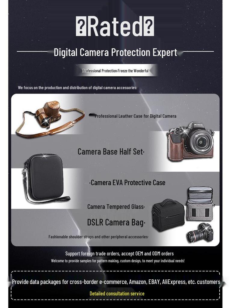 Funda Protectora de Silicona con Tapa para Kodak FZ55 - Bolsa para Cámara Anti-Arañazos y Anti-Caídas