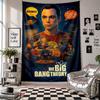 Wall TapestryThe Big Bang Theory Art Hanging Cloth Decorative Background Cover for Room Decoration