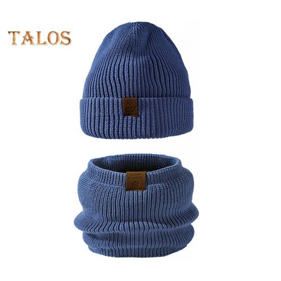 

Комплект из 2 предметов: женская зимняя шапка и шарф, толстая двухслойная утепленная шапка-бини унисекс, чехол для шеи, для катания на лыжах, катания на коньках, велоспорта, шарф, кепка синий