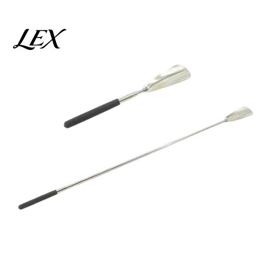 Ergonomic Shoe Assist Boot Jack with Long Handle, Easy Removal Portable Shoehorn, Non-slip Grip Entryway Organizer Sturdy Iron Construction Shoes Tool