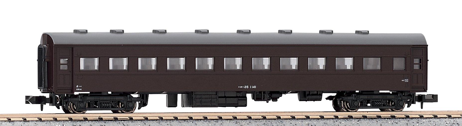 

KATO N Gauge Oha35 Brown Postwar Model Passenger Car 5127-3