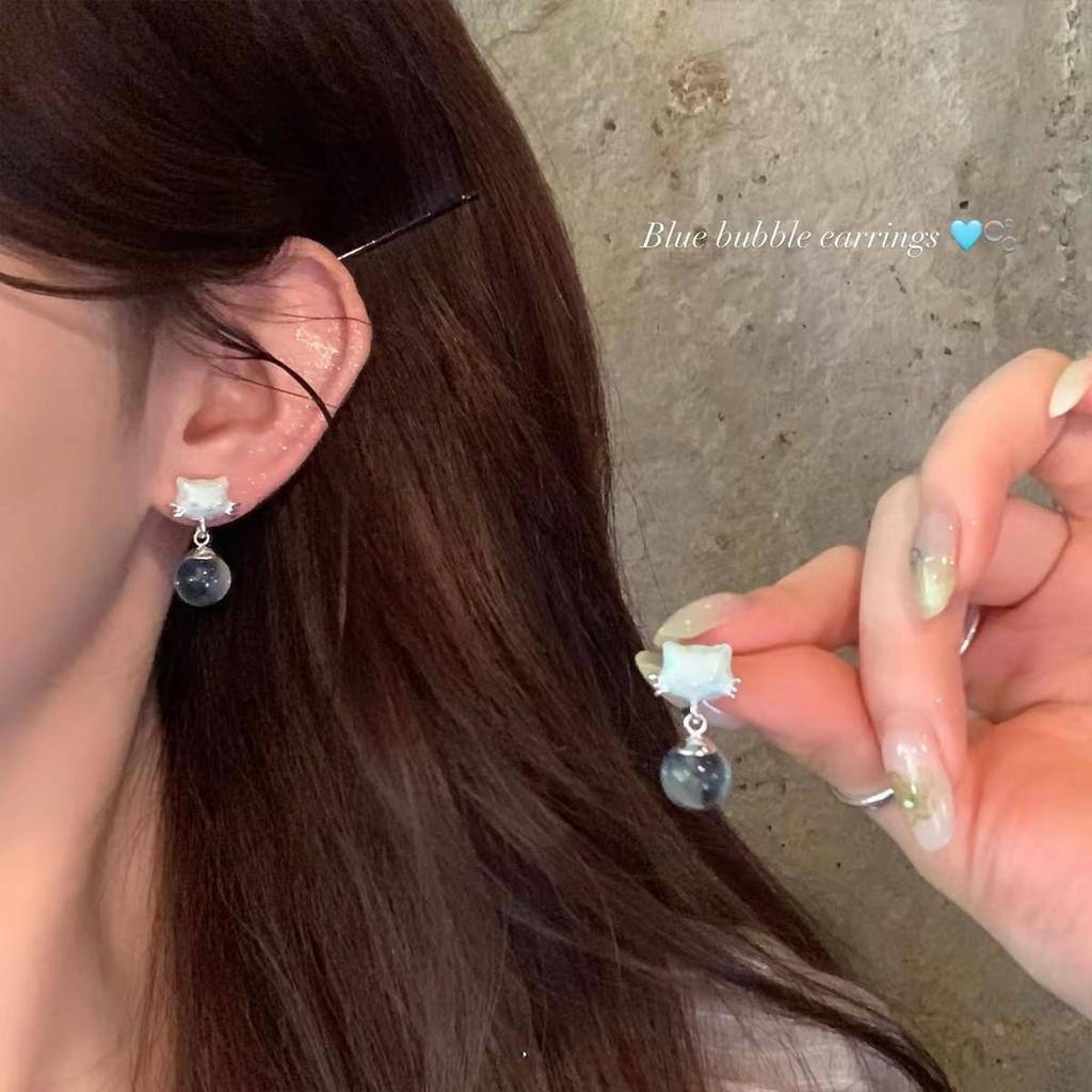 S925 Silver Needle Large Hoop Earrings - Japanese & Korean Style, Fashionable & Versatile, Celebrity-Inspired.