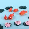 Gifts Micro Landscape Red Fish Resin Crafts Pond Scene Miniature Goldfish Figurine Fish Tank Decor