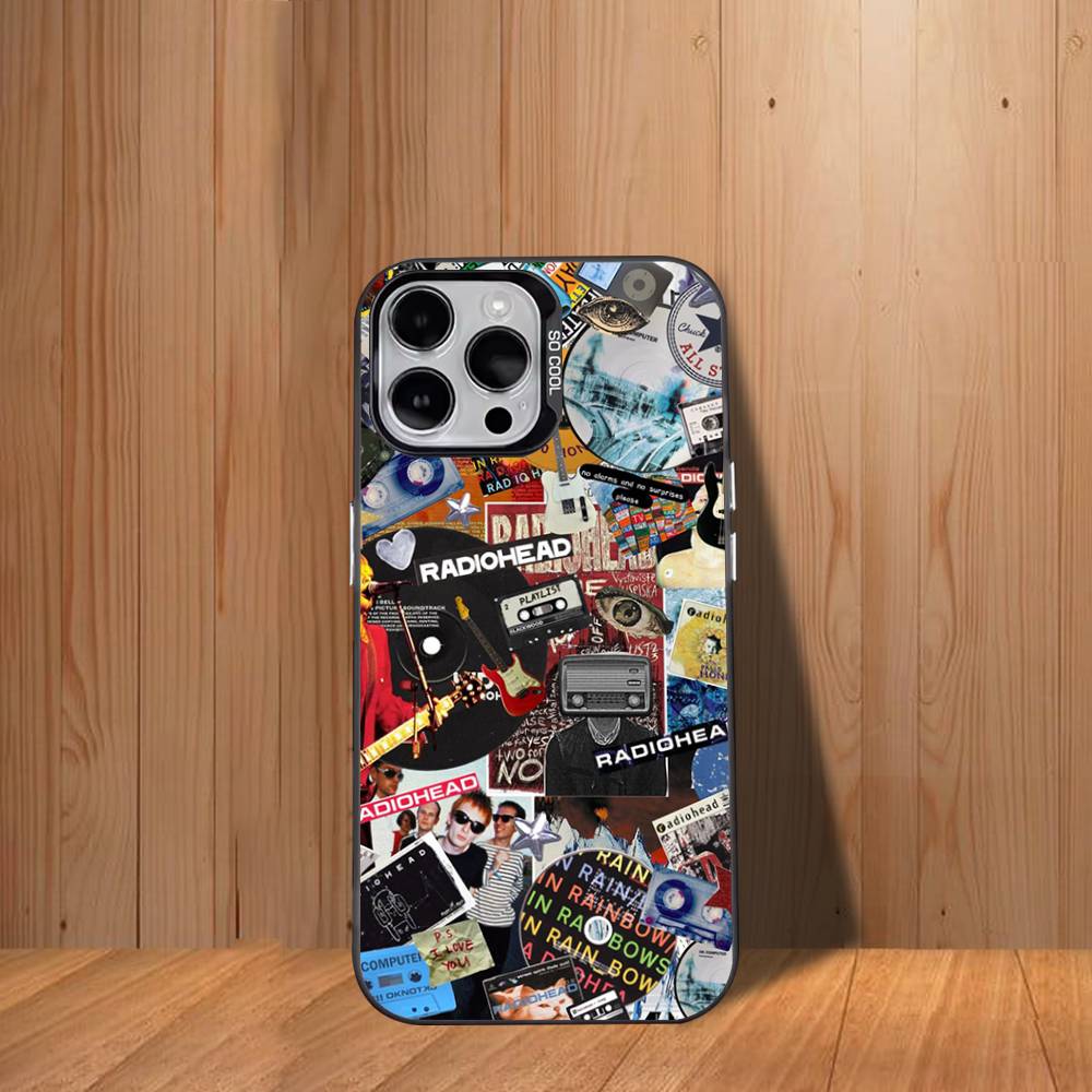 

Radiohead R-Rock B-Band Phone Case For iPhone 17,16,15,14,13,12,11,Mini,Pro,SE,MAX White Matte Shockproof Cover iPhone17Air