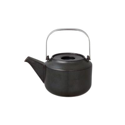 Théière KINTO LT, 600 ml, Noir, avec Infuseur, Lavable au Lave-vaisselle, Code Produit 21233